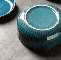 Комплект порцеланови купички, 4 бр., 11,5x6,5 см, 500 мл, синьо