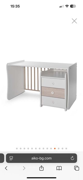 Бебешко трансформиращо се легло Lorelli 70/160