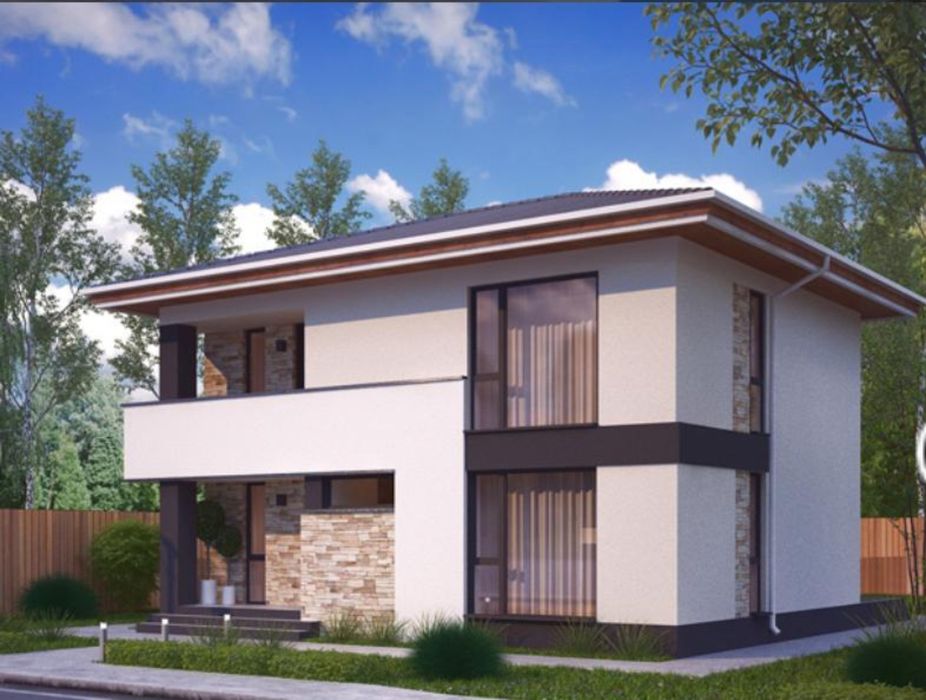 Casa moderna lângă Rezervația Naturala Lempes.