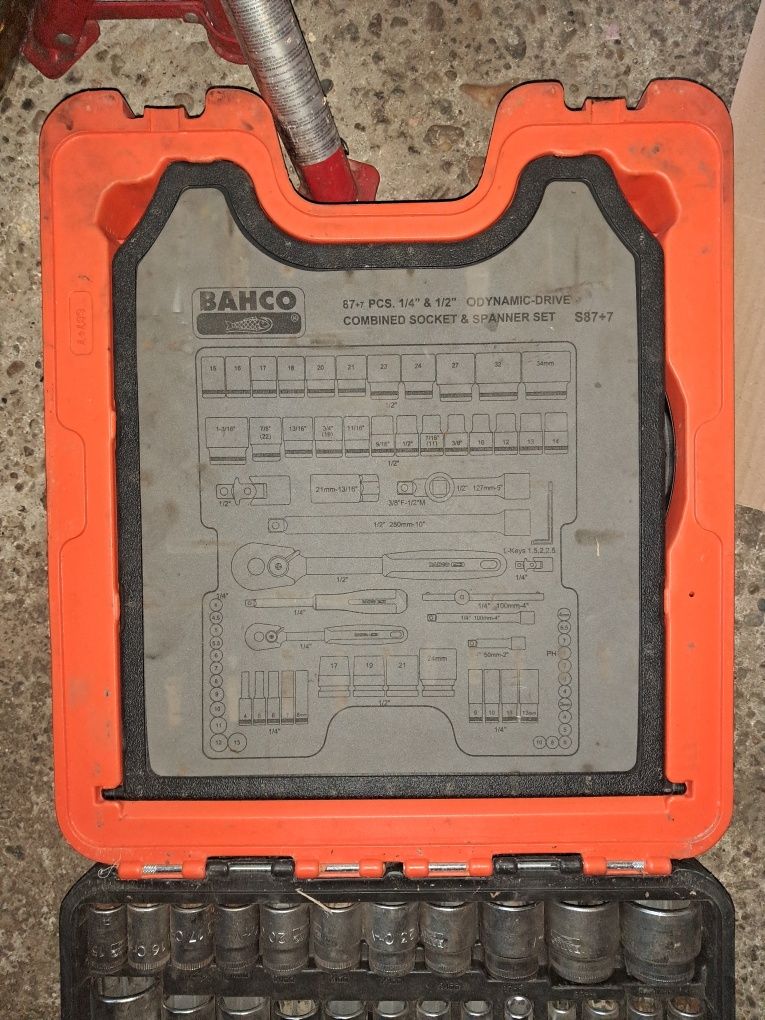 Trusa tubulare bahco 94 piese