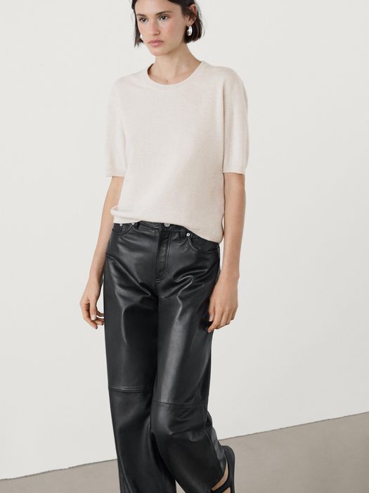 Pulover Massimo Dutti cu maneci scurte