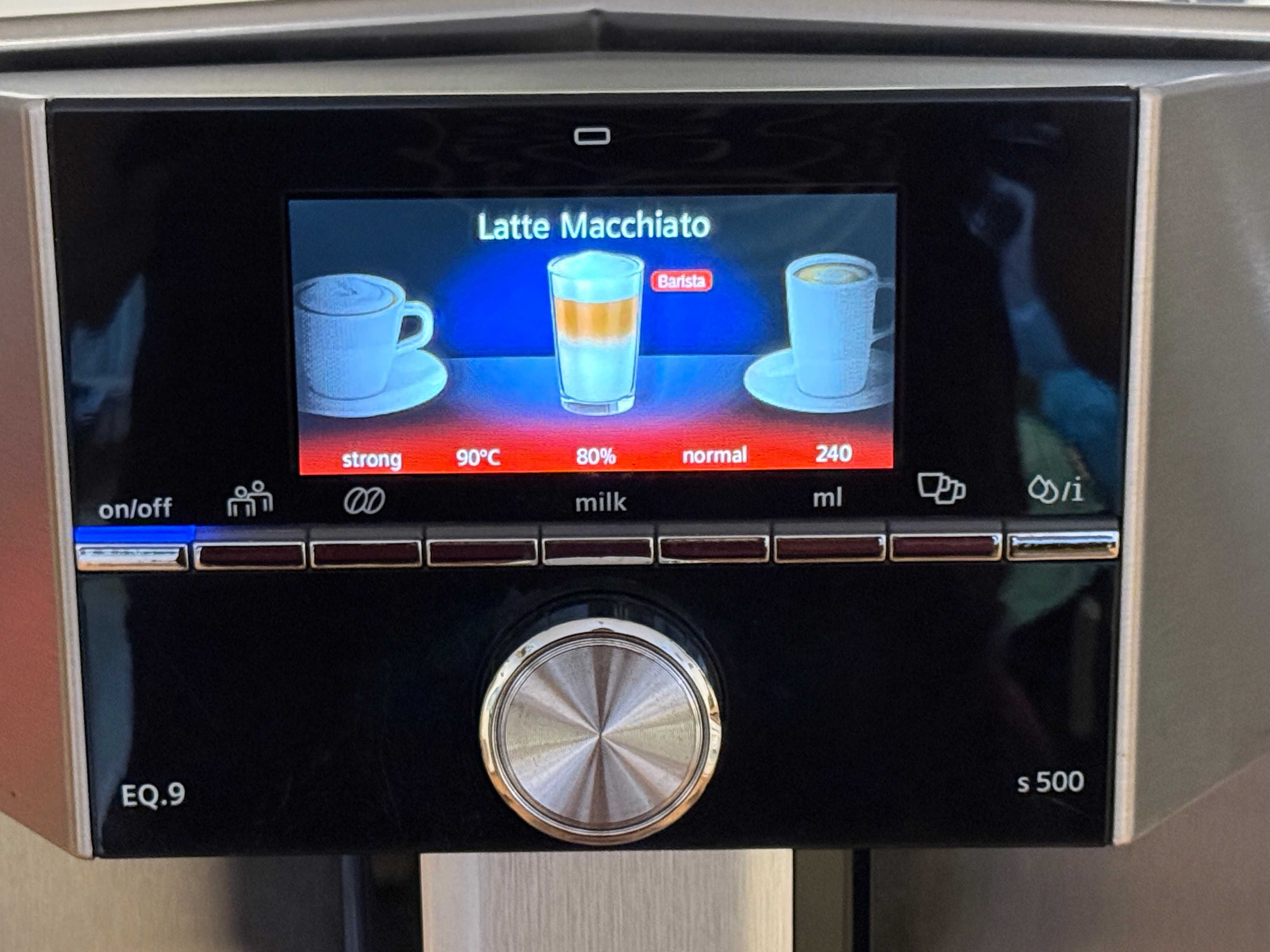 Кафе Автомат Siemens EQ9 s500`Espresso,Cappuccino,Latte,Ristretto