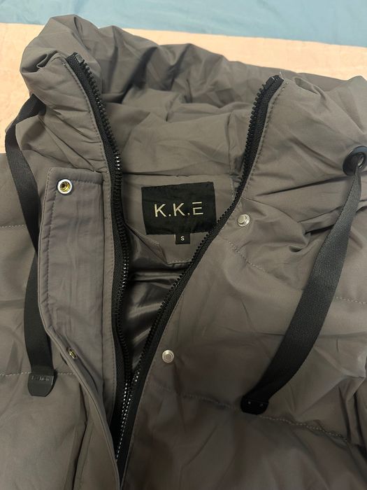 Дамско сиво зимно яке, S размер
