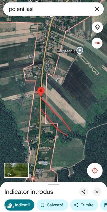 PARCELE TEREN ÎN RATE - Teren Poieni la strada principala