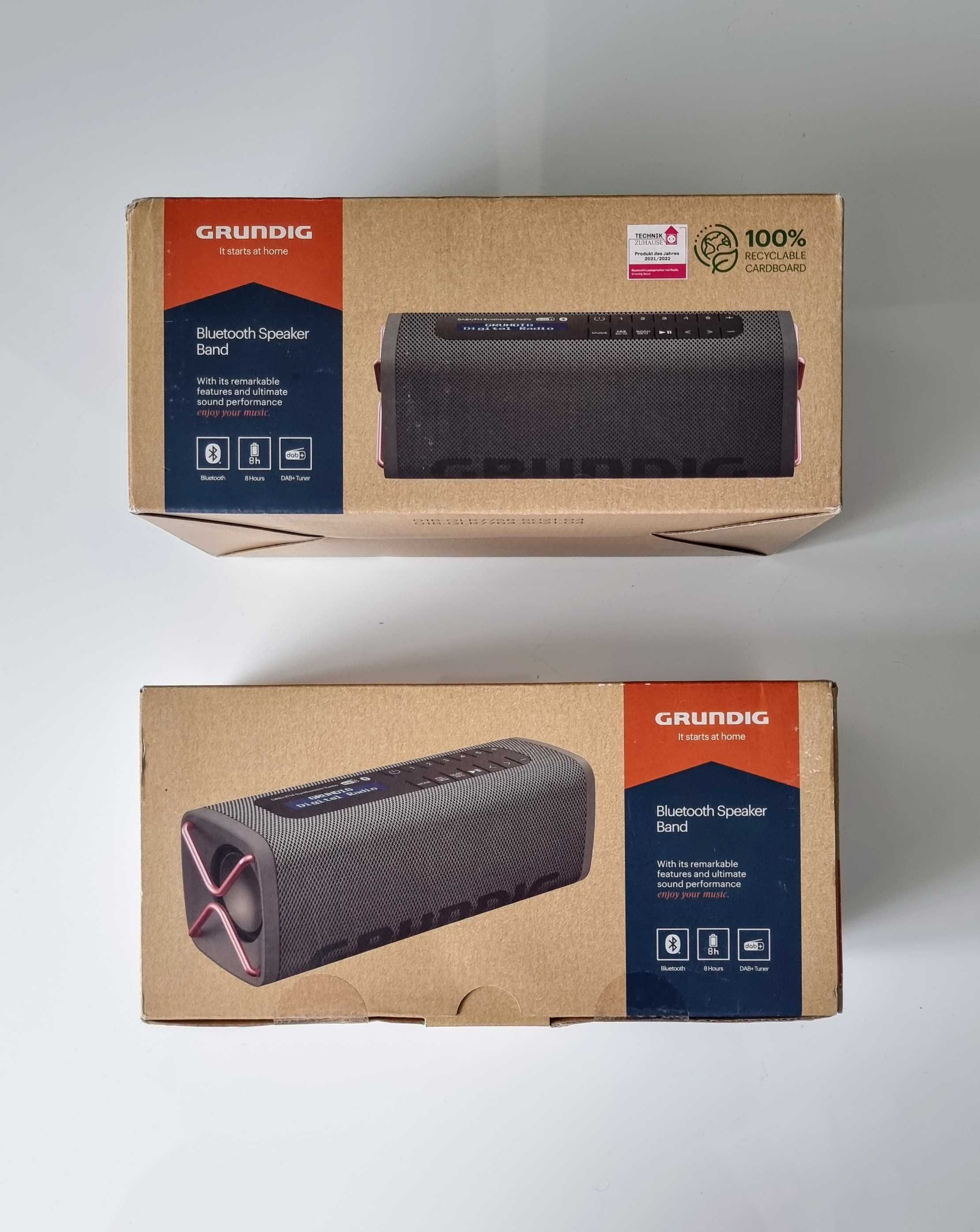 GRUNDIG Radio portabil FM si DAB+ Bluetooth. Play 8h. Display. Memorii