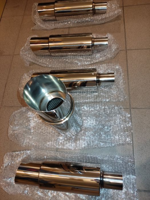 Tobă de evacuare finală HKS/Akrapovic/SC project + adaptoare debitmet