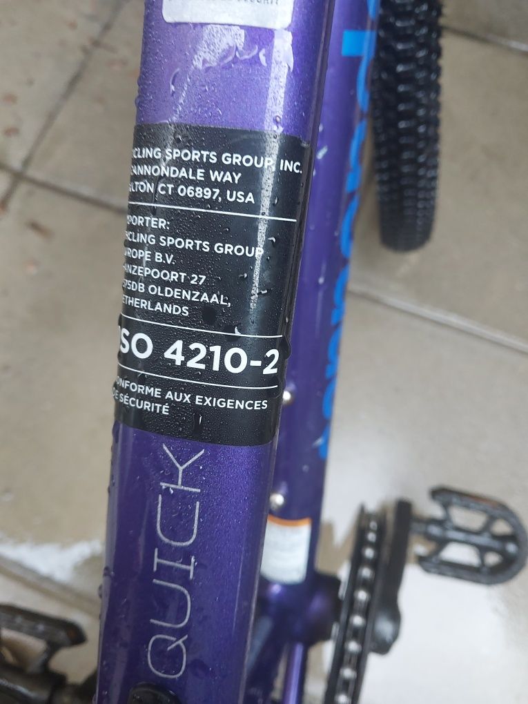 Детско колело велосипед Cannondale Quick 20"