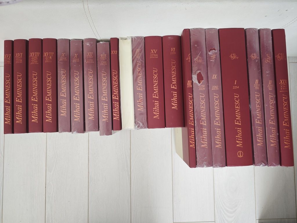 Set Manuscrisele lui Eminescu, Academia Română, 16 vol, 22 tomuri,NOU