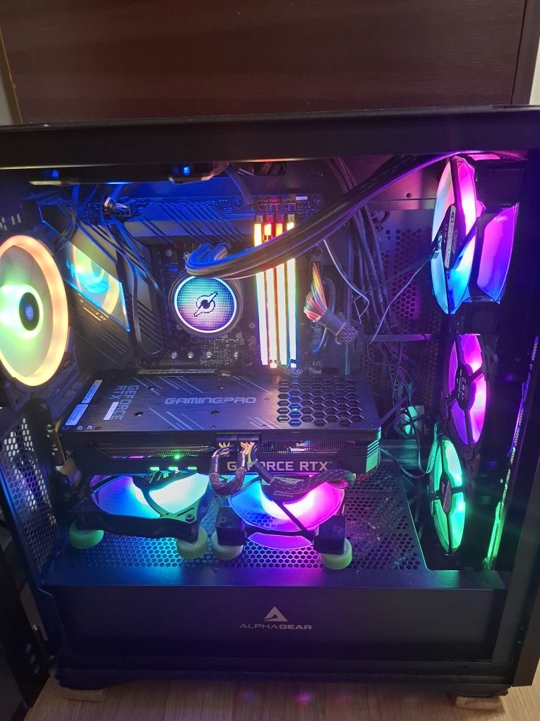 super pc gaming i9 10850k+mb asus z590-f+32gb ram+ssd500gb+rtx3070ti