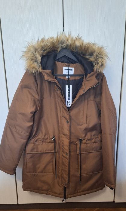 Дамско зимно яке/ парка Noisy May, размер M с качулка