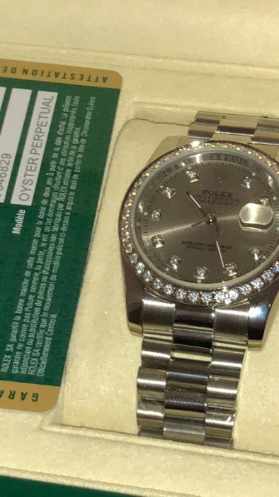 Rolex Date Just 36 White Dial