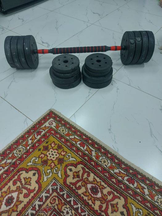 Продам гантели штангу