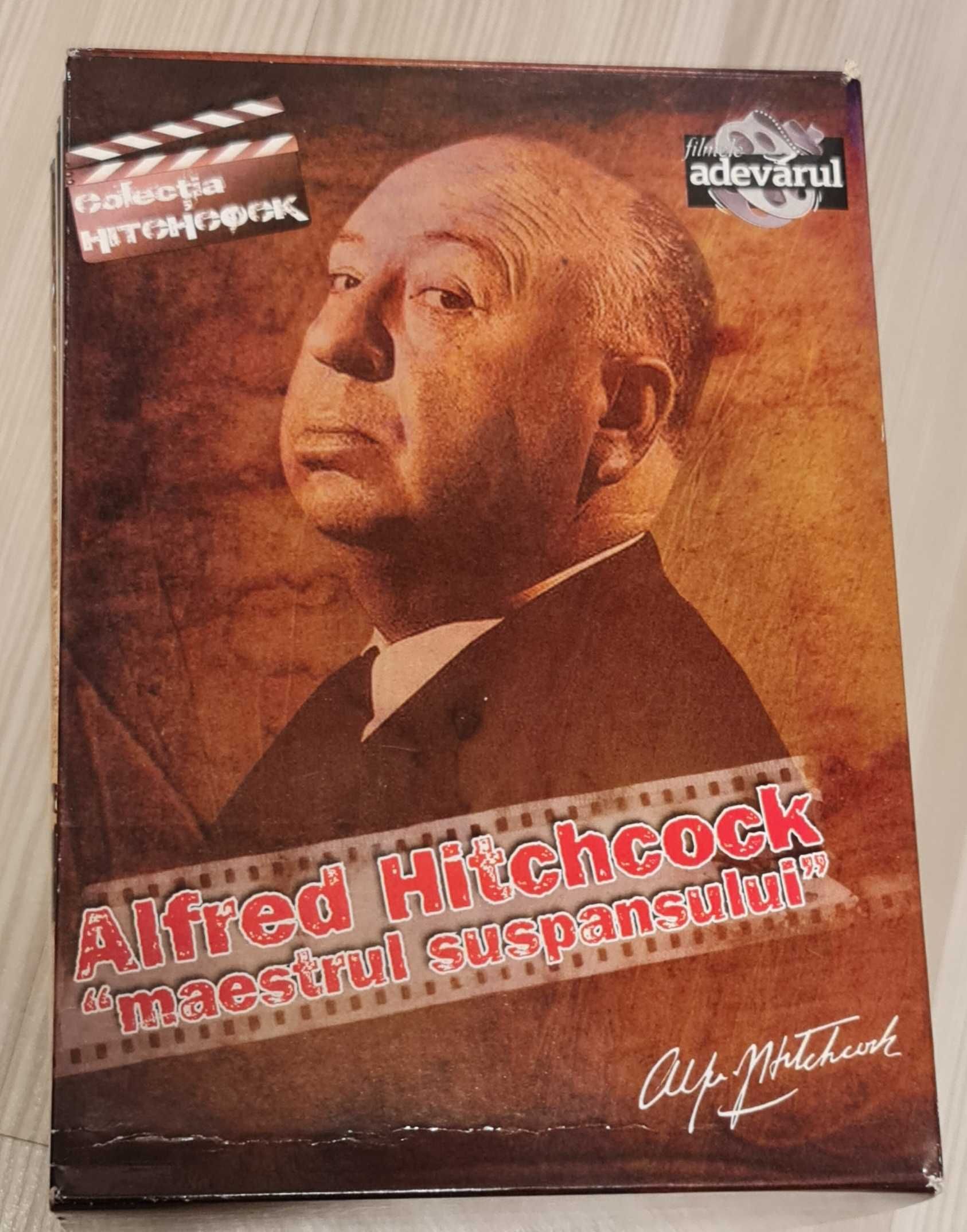 Colectia Alfred Hitchcock Maestrul Suspansului,8 Dvd-uri.
