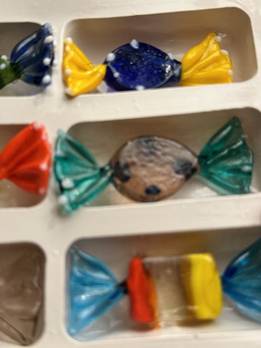 Set Bomboane  in sticla de Murano