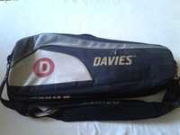 Geanta pentru >9 rachete tenis de camp, Davies ProTour, in stare buna