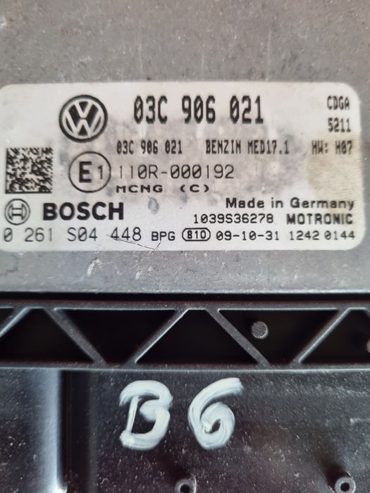 calculator ECU VW passat B6 150 cai cod motor CDGA