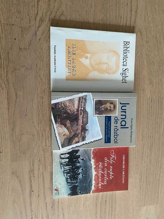 Ilie Lazar-Amintiri+Bratianu Cartea razboiului+Petre Uglis Jurnal