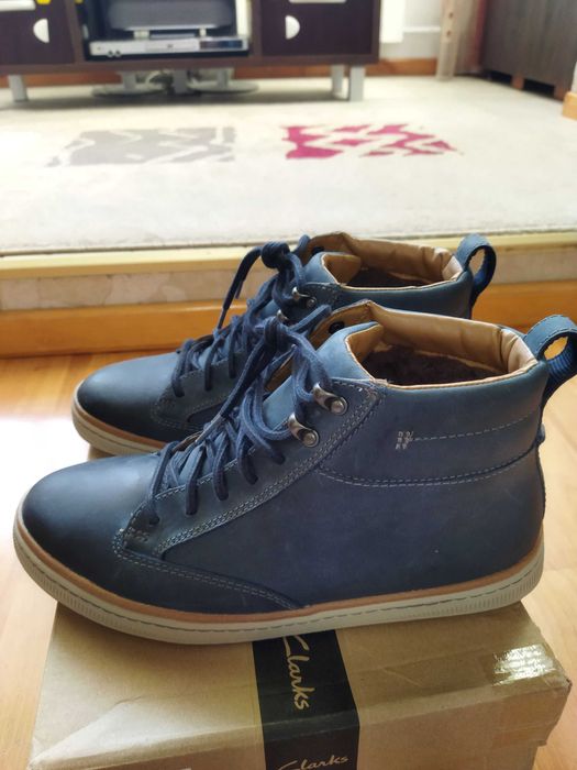 Ботинки Clarks (Великобритания),зима,нубук,оригинал,новые,р-р 41