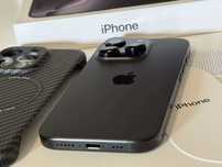 Бартер! Като Нов! 256GB iPhone 16 Pro E-Sim 94% Black Titanium (Черен)