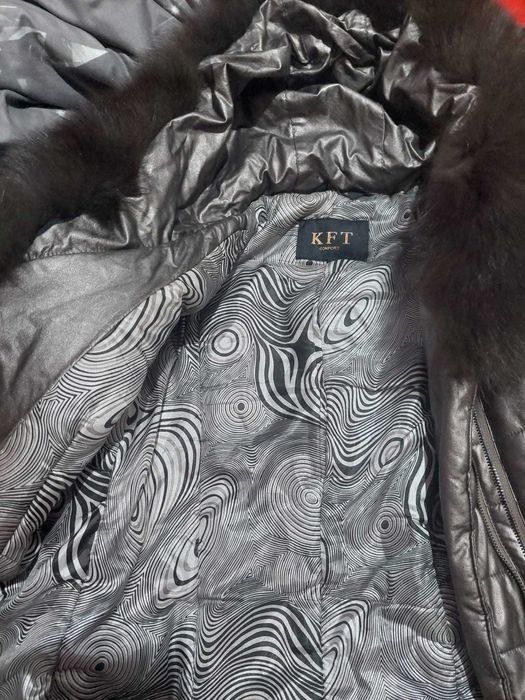 Geaca , blana naturala de vulpe, s