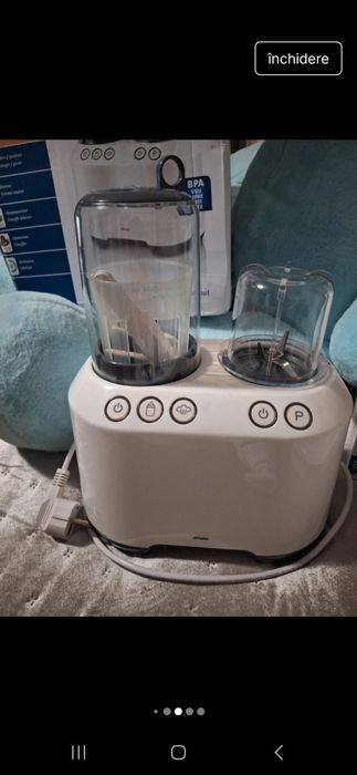 Robot multifuncțional pentru bebe și Pompa de san manuala