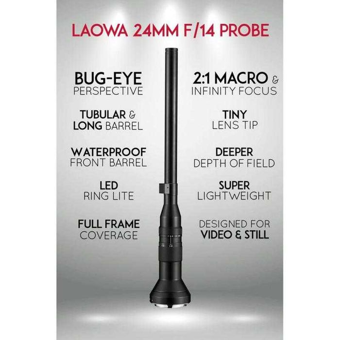 Laowa 24mm T14 2X Macro PeriProbe - Sony E (FE)