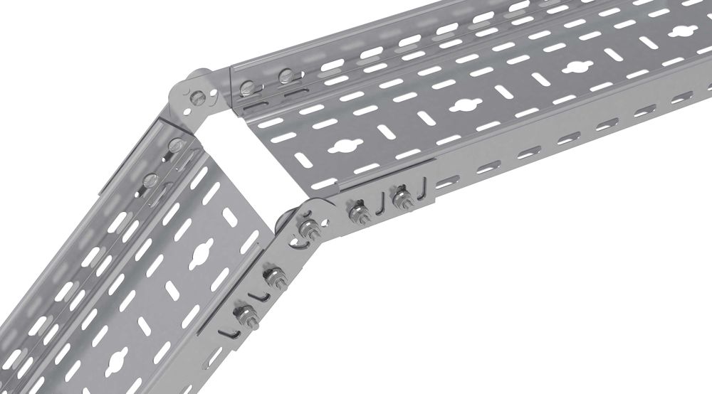 Перфорированный кабельный лоток H:50 W:400 Т:1 / L:3000
