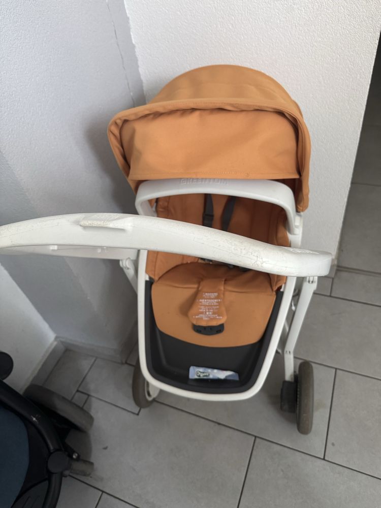Carucior Greentom galben reversibil