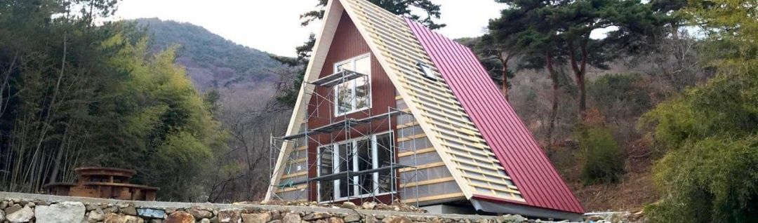 Cabane tip A frame