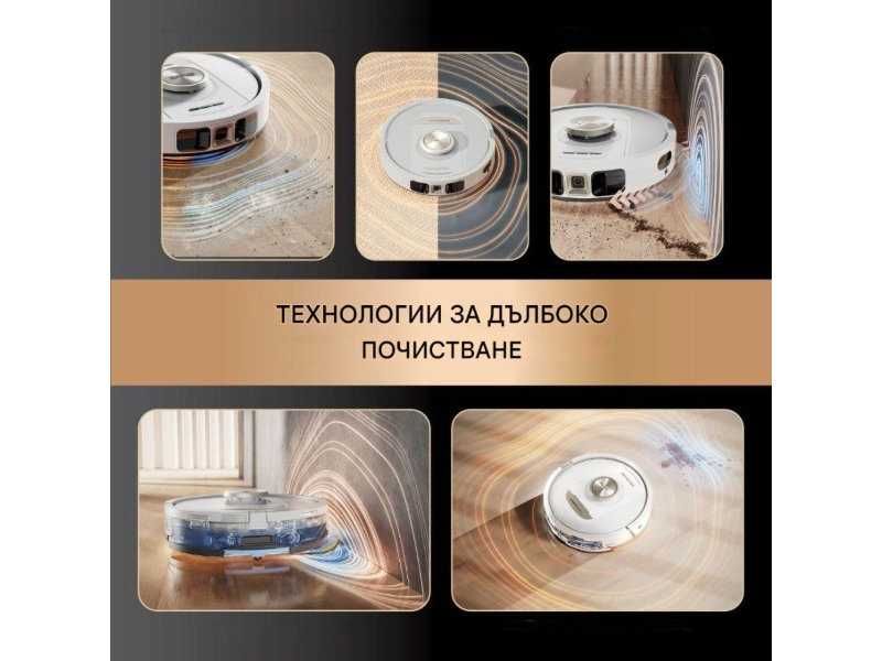 Робот Прахосмукачка Shark PowerDetect NeverTouch AV2800ZEEUWH, Бял