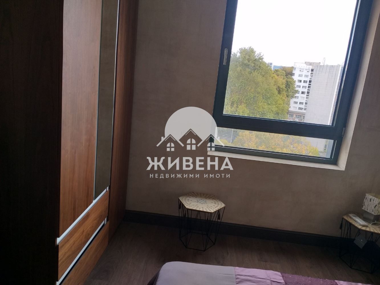 Обзаведен панорамен 2-стаен апартамент, под наем, район Зимно кино Тр