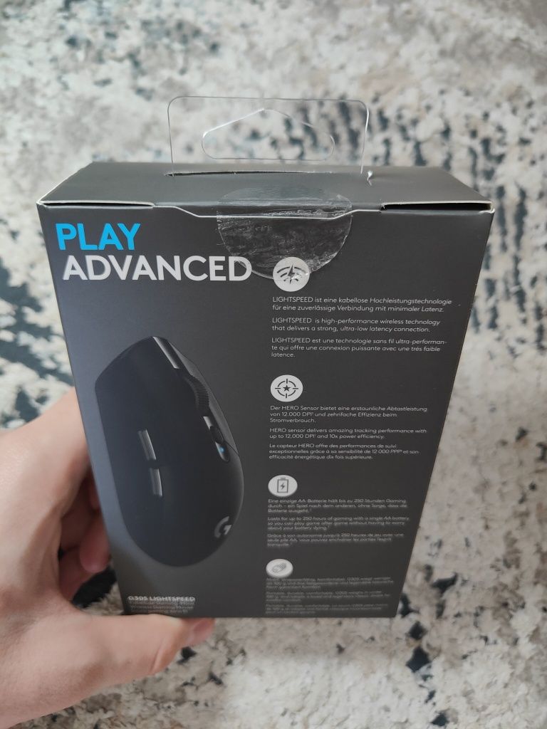 Vând mouse gaming Logitech G305 LightSpeed Hero, Wireless ,SIGILAT!