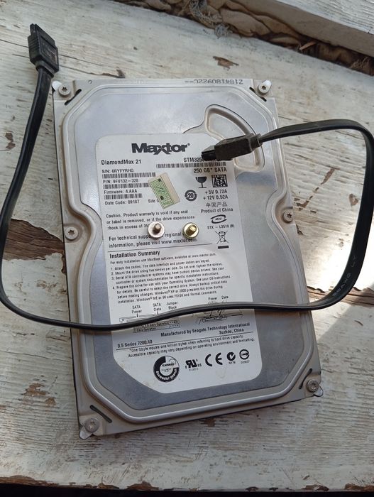 hdd harddisk 250gb zor