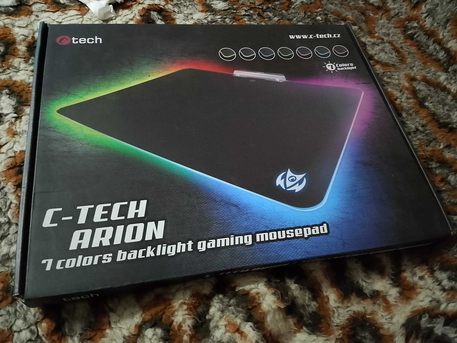 Подложка за мишка с RGB C-Tech Arion