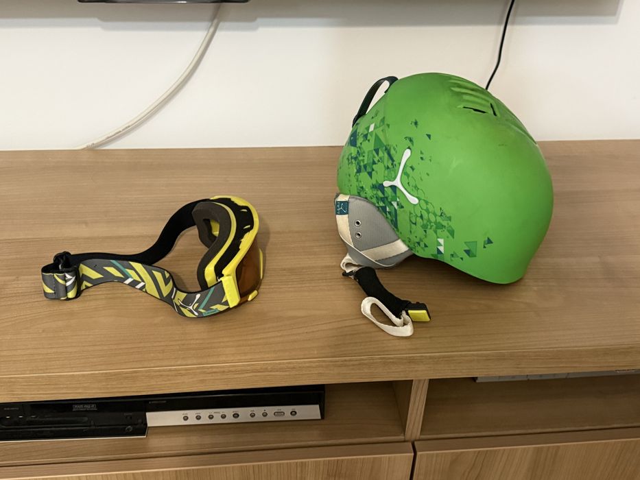 Casca + ochelari ski pentru copii CEBE