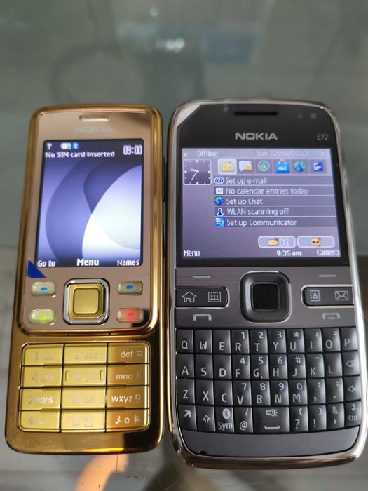 Vând Nokia E72 grei,Nokia 6300 gold,Made in Finlanda,zero minute,cadou