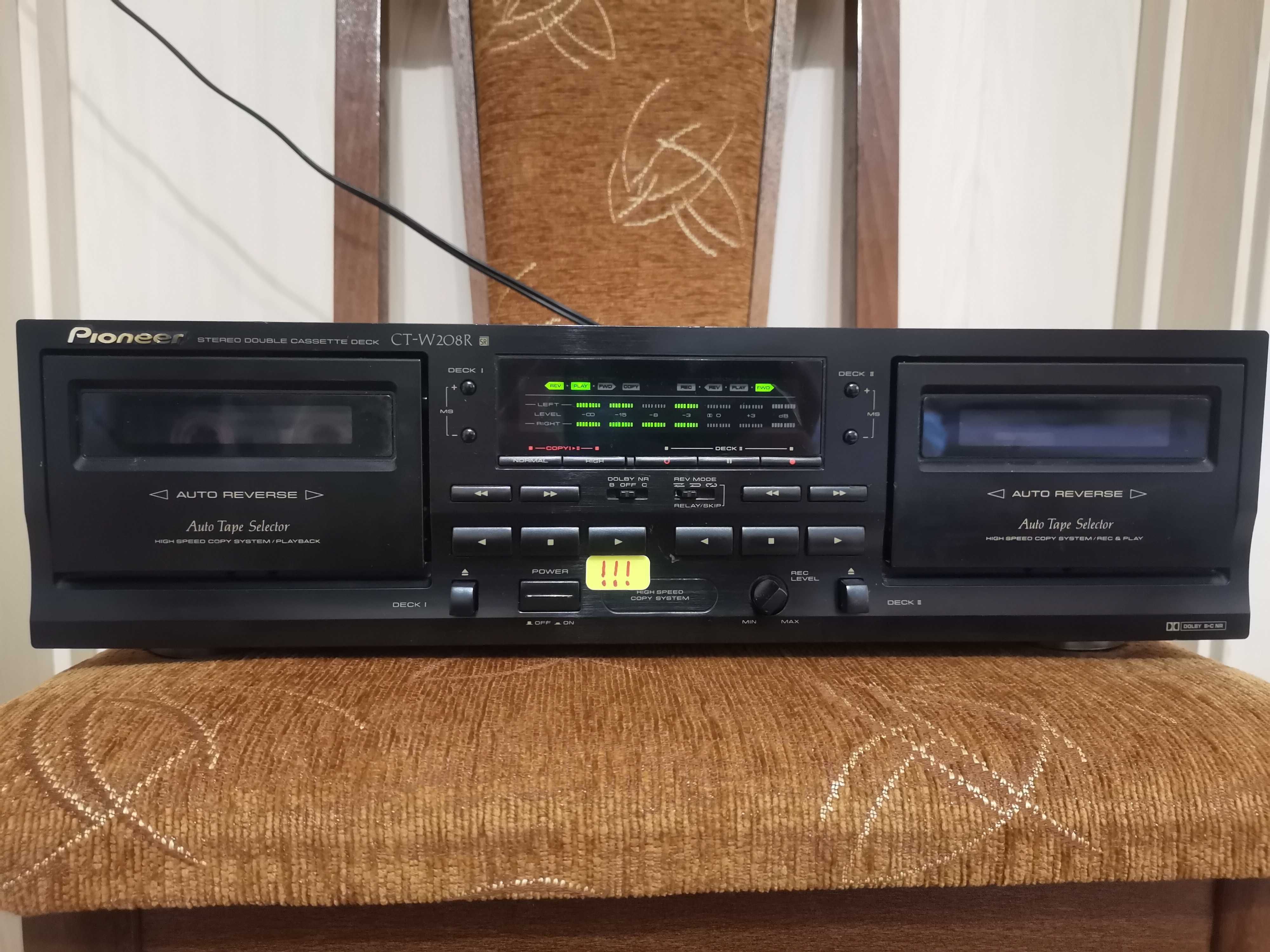 Касетен дек Pioneer ct w208r