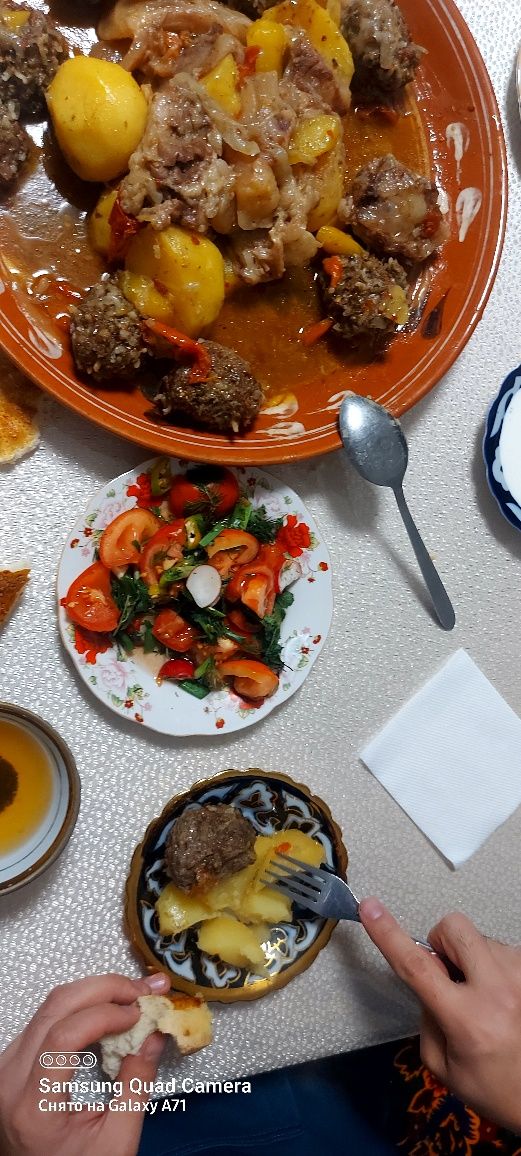 Qassob hizmati tashkili osh, toy shórva,va harhil shashliklar kib