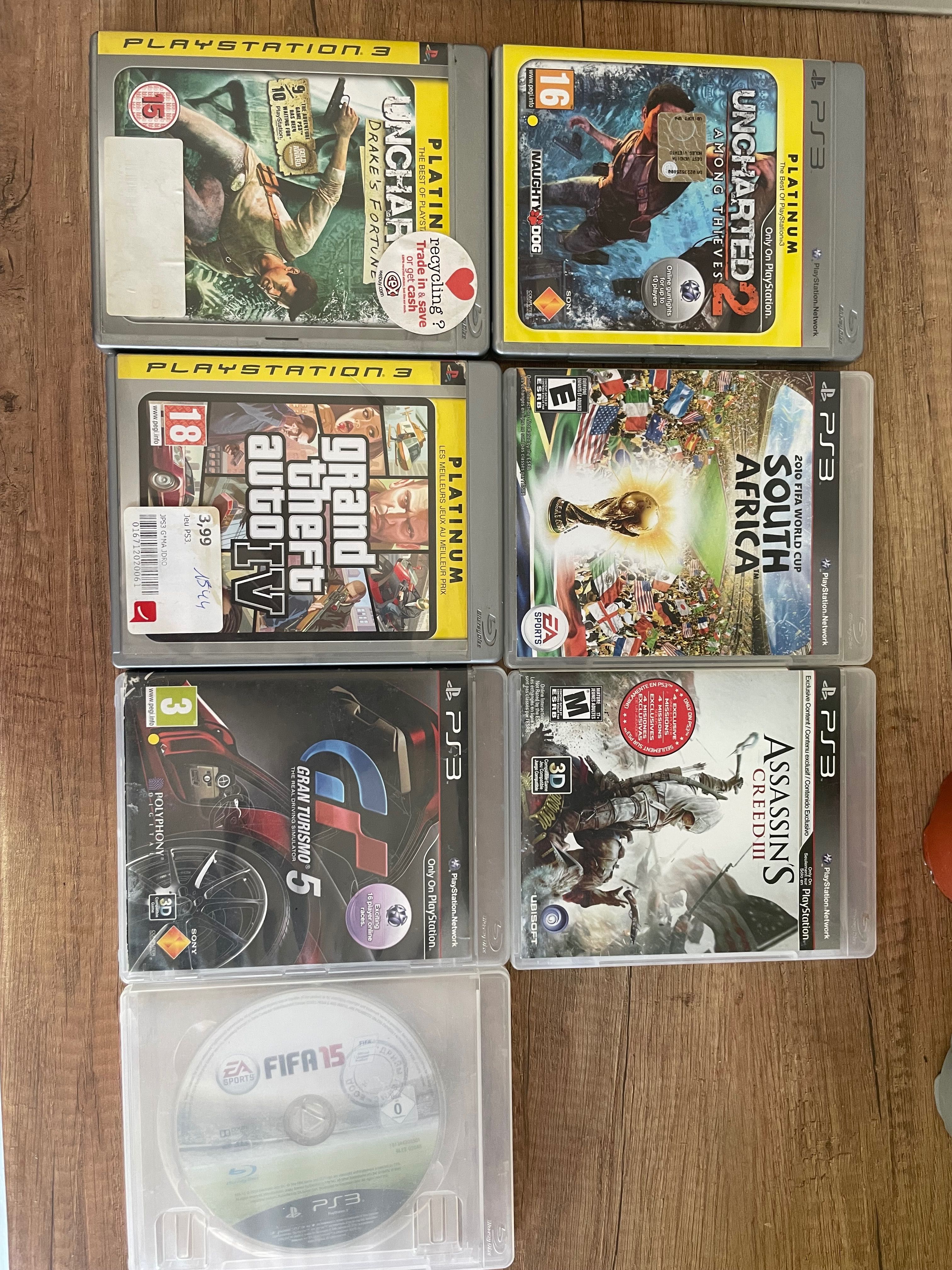 PS3 slim +7  игри
