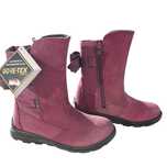 Cizme noi Ecco 30, din piele, impermeabile, Gore-Tex, roz 20 cm inter.