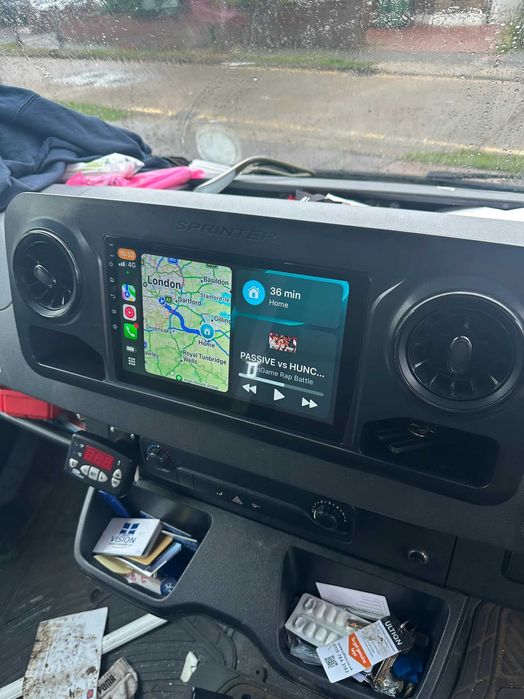 OFERTA Navigatie Android Mercedes Sprinter W907 W910 Carplay Auto QLED
