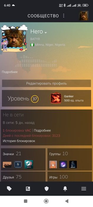 Продам Steam аккаунт 100к | Dota 2 (3178 ч, арканы) | + 100 игр .