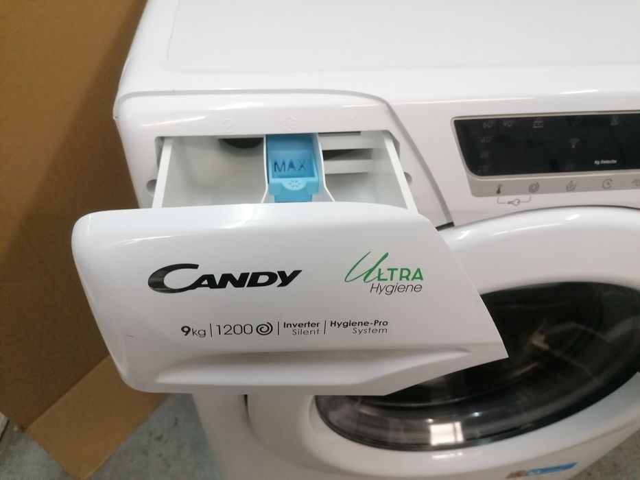 Mașina de spălat Candy Ultra Hygiene 9 kg, 1200 RPM, inverter