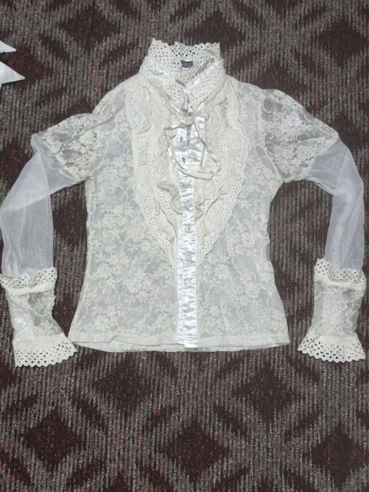 Школьные блузки кофточки