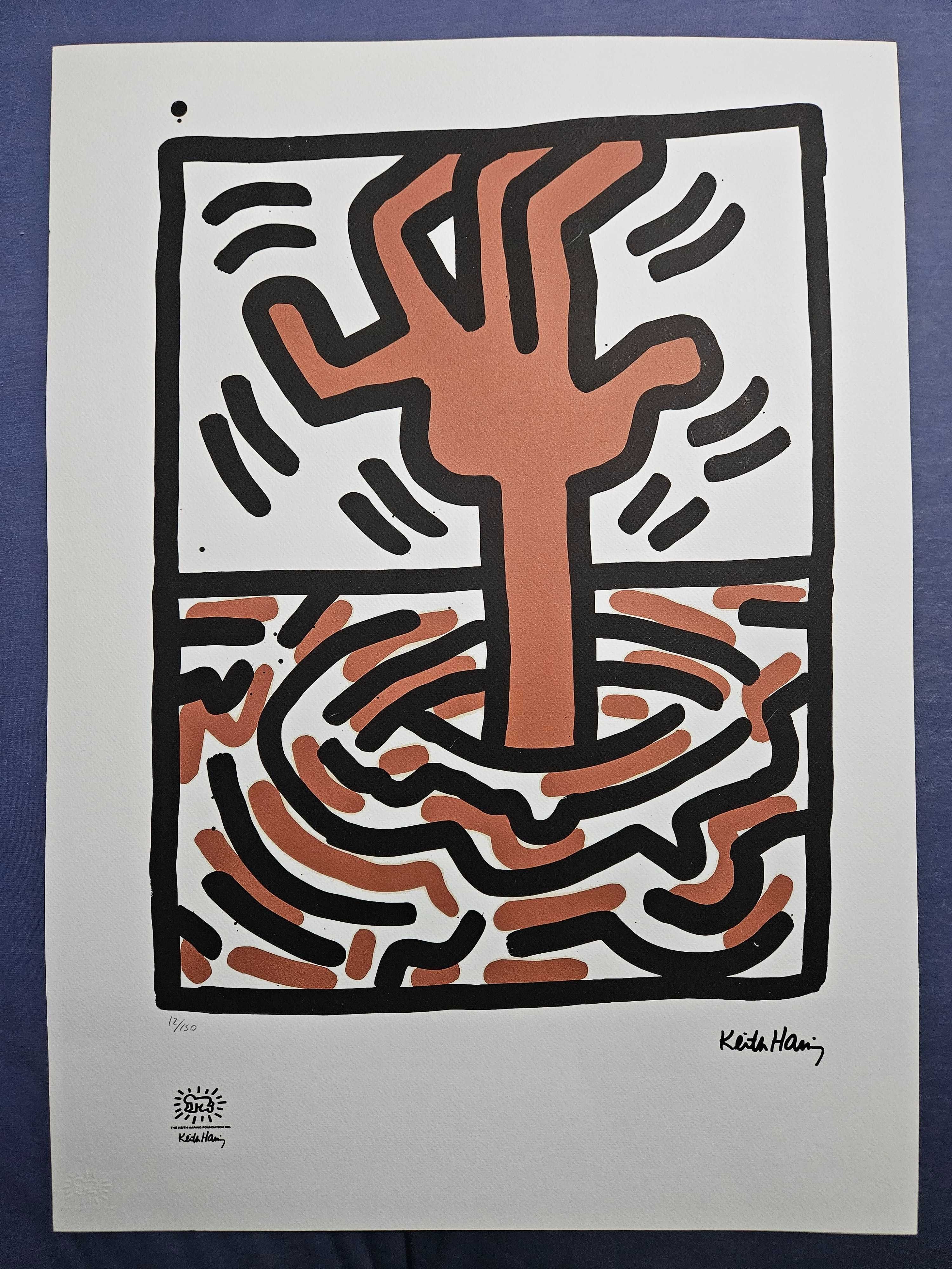 litografie Keith Haring