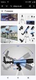 TELMU - F36050M - Висококачествен рефракторен детски телескоп - Образо