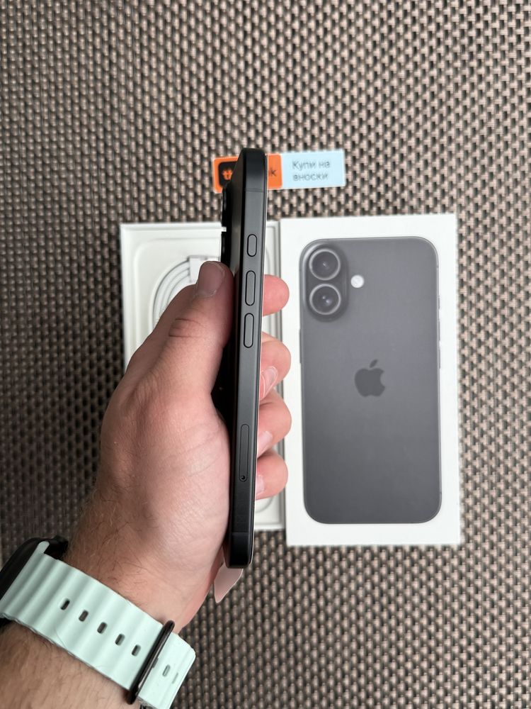 НОВ! /*ЛИЗИНГ*/ IPhone 16 128Gb Black / Айфон гаранция
