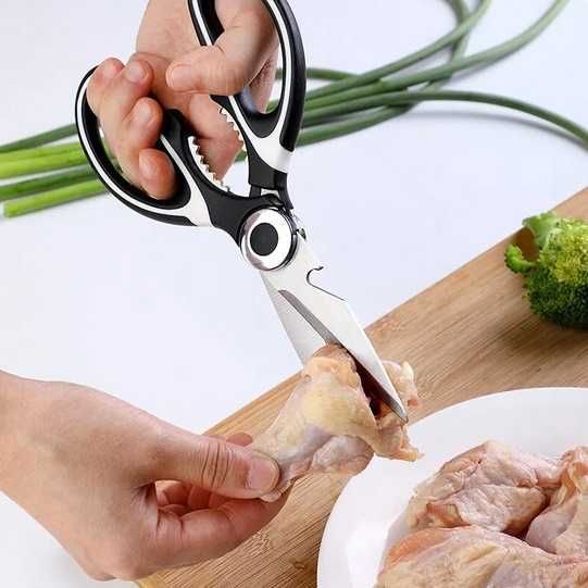 Кухненска ножица за месо пиле риба билки готварска многофункционална