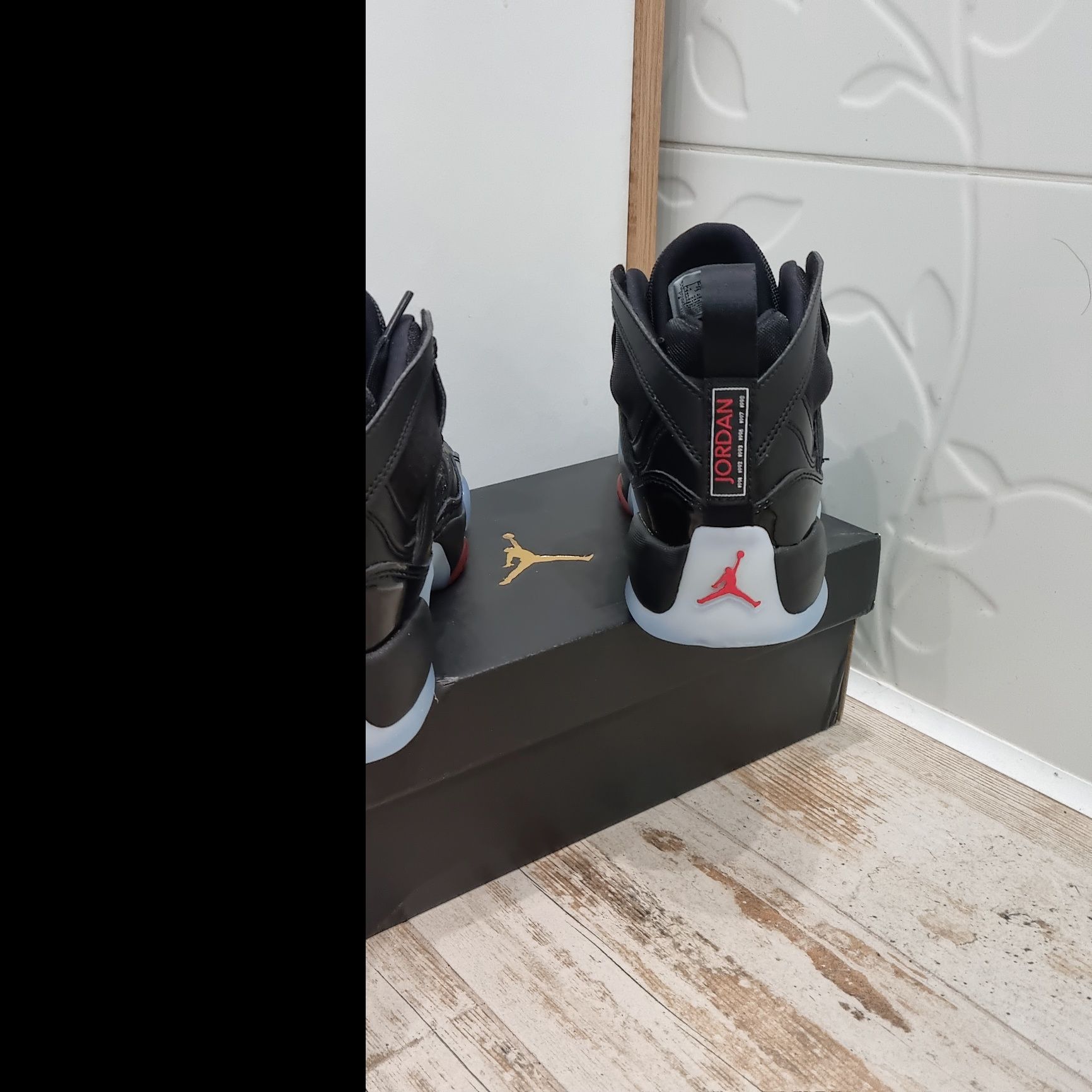 Ghete Sneakers High Top Air Jordan Jumpman Two Trey Noi originali