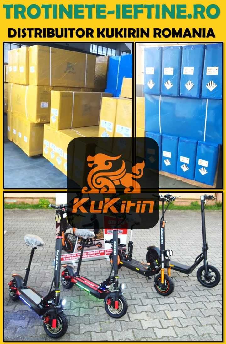 Trotineta Electrica KuKirin G2 MAX: Afisaj LCD, Livrari Glovo